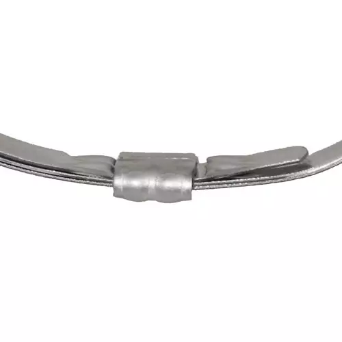 BAND-IT Jr Smooth ID Clamp 201 Stainless Steel 10 mm Width and 35 mm Inside Diameter, JS2029 (Pack of 100)