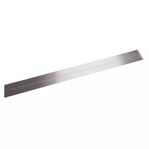 BAND-IT ValuStrap Series 201 Stainless Steel Smooth, Uncoated Band 30.48 m (100 ft) Length and 10 mm (3/8 inch) Width, C13399