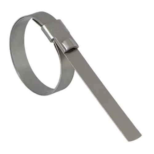 BAND-IT Ultra-Lok Preformed Clamp 201 Stainless Steel 1/4 Hard 19 mm Width 76 mm Inside Diameter, UL2119 (Pack of 50)