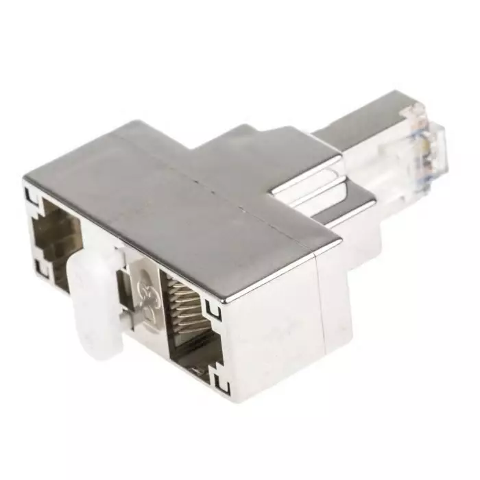 Decelect 3-Port RJ45 Female RJ45 Male Splitter Cat5e, DPMB8812