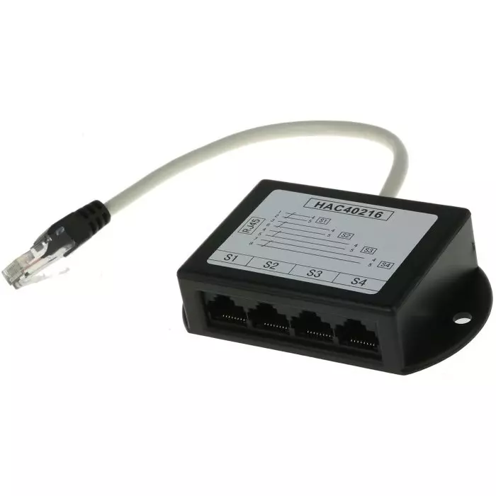 Decelect 4-Port RJ45 Splitter UTP, SPE190689