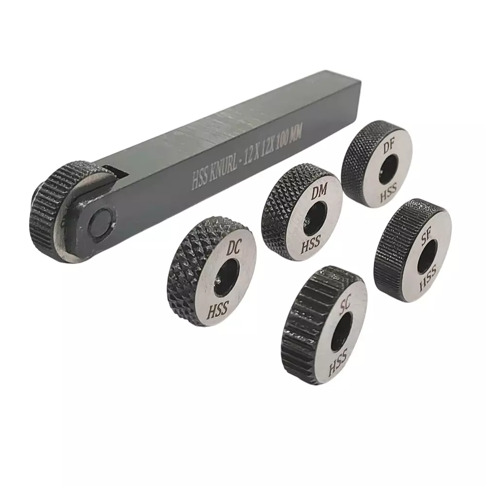 Assorts Knurling Tool Holder Set Tool Steel 12x12x100 mm