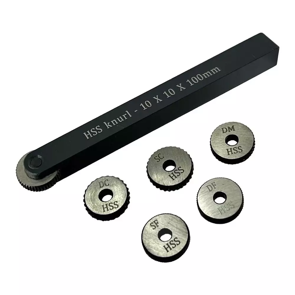 Assorts Knurling Tool Holder Set Tool Steel 10x10x100 mm