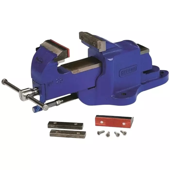 Record Bench Vice 85 mm Jaw Depth 110 mm Width 165 mm Opening, 28 Kg, 23ZR