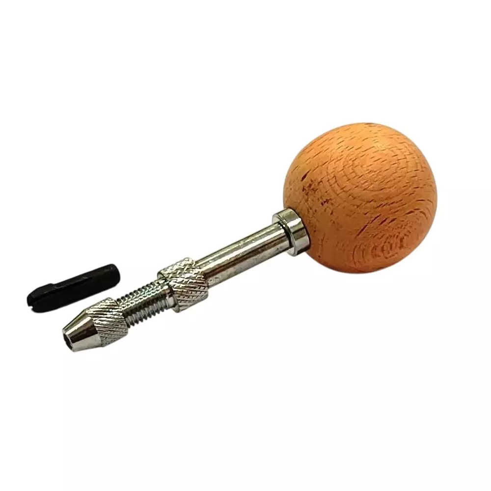 Assorts Pin Vise Alloy Steel 0-2.5 mm Capacity Wood Head for Accurate Drilling & Tapping