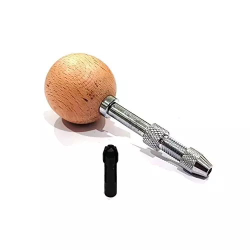 Assorts Pin Vise Alloy Steel 0-2.5 mm Capacity Wood Head for Accurate Drilling & Tapping