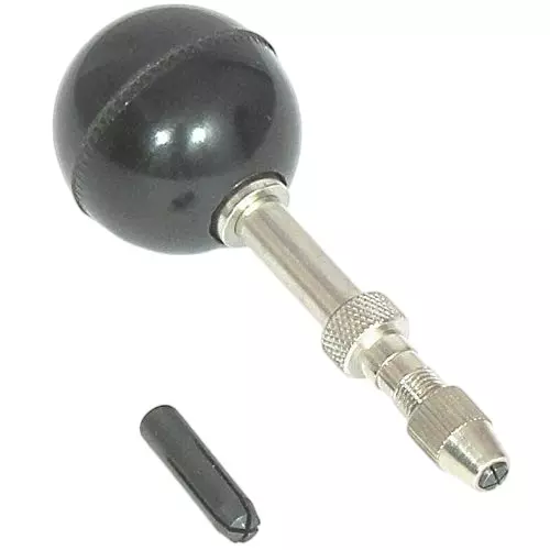 Assorts Pin Vise 0-2.5 mm Capacity Black Oxide Hardened Steel Collets Swivel Head for Accurate Drilling & Tapping