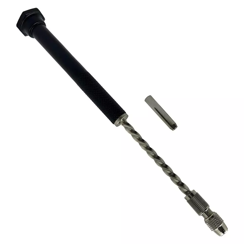 Assorts Spiral Push Hand Pin Pin Vise Resin 0-2 mm Capacity for Accurate Drilling & Tapping