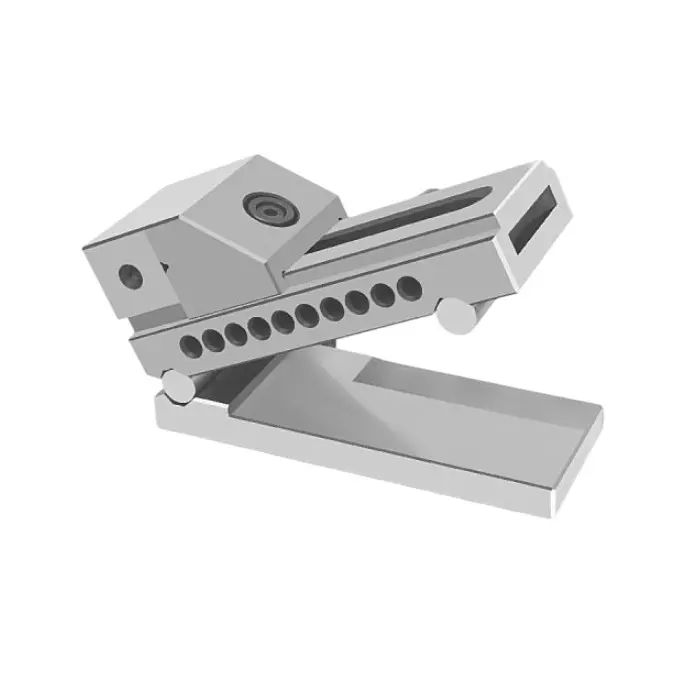 Nicon Precision Tool Maker Sine Type Pin Type Alloy Steel Body 75 mm Jaw Width and 105 mm Opening, SVP75