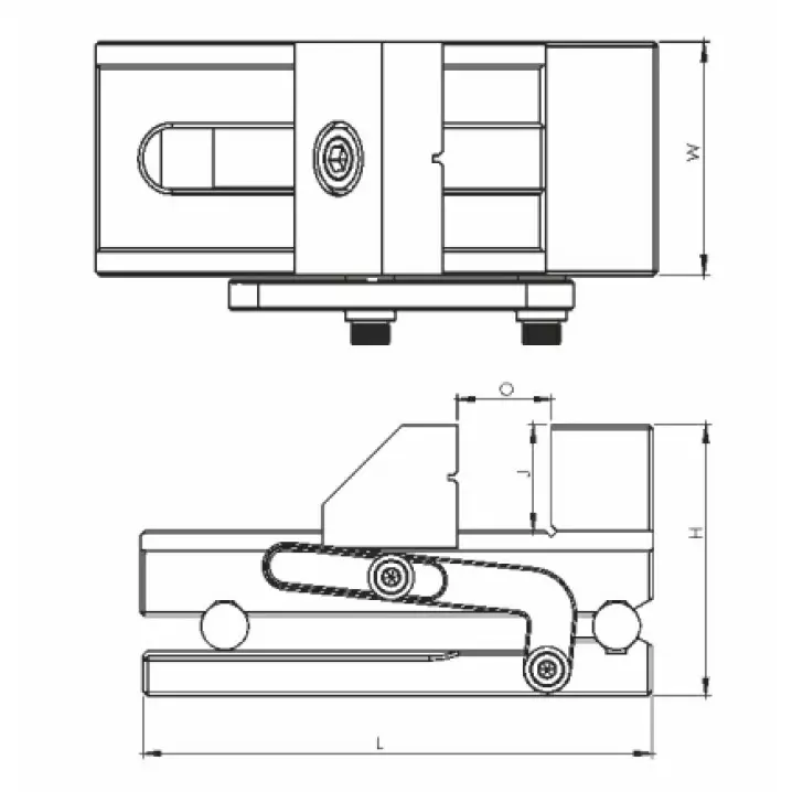 Nicon Precision Tool Maker Sine Type Pin Type Alloy Steel Body 75 mm Jaw Width and 105 mm Opening, SVP75