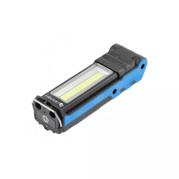 Hogert Technik 5 W Workshop LED Lamp High Grade Anti Slip ABS Plastic Body and 2000 mAh Battery Capacity, HT1E407