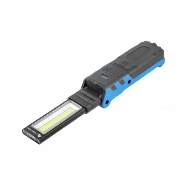 Hogert Technik 5 W Workshop LED Lamp High Grade Anti Slip ABS Plastic Body and 2000 mAh Battery Capacity, HT1E407