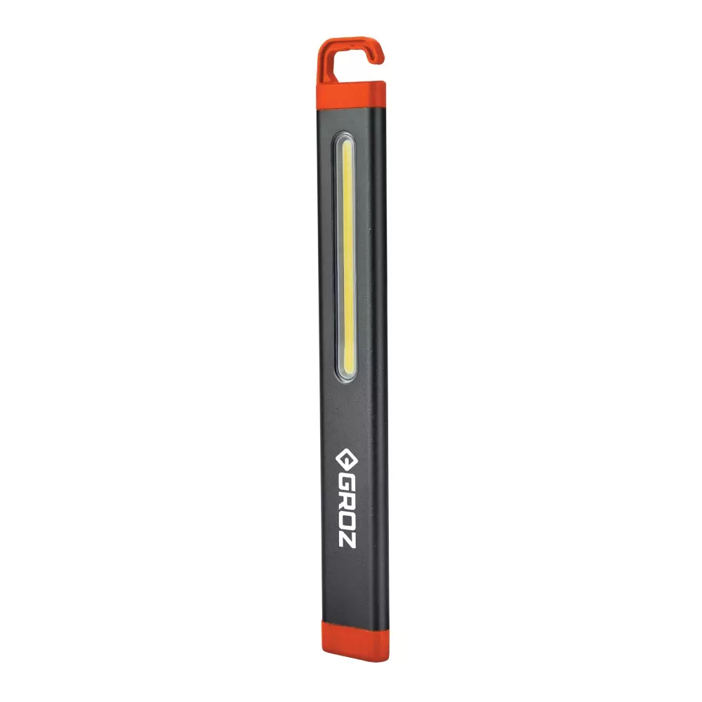 Groz Slim Line Worklight 360 Lumen Li-Ion 3.7 V 1800 mAh Black & Orange, LED/337