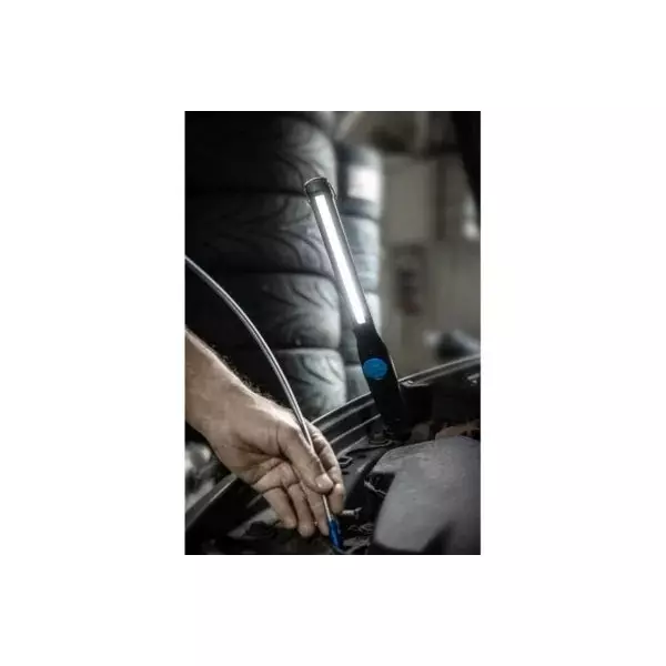 Hogert Technik 10 W Workshop LED Lamp High Grade Anti Slip ABS Plastic Body and 2000 mAh Battery Capacity, HT1E409