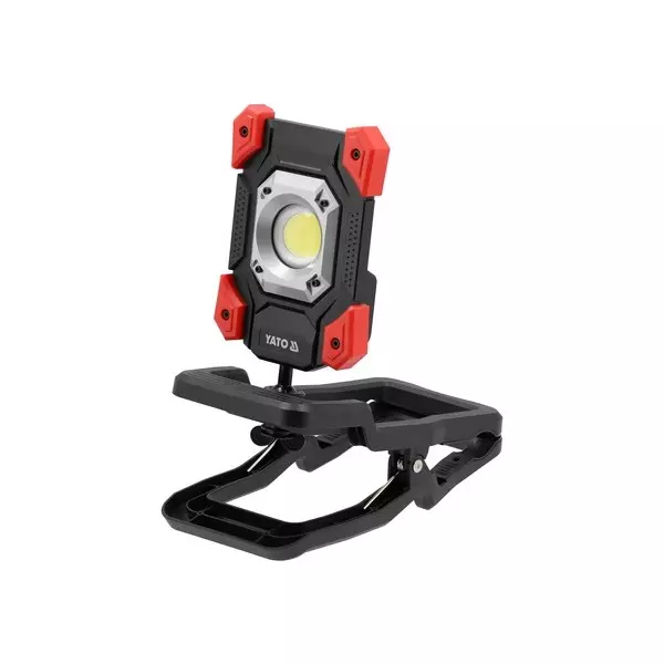 Yato 20 W Portable Flood Light with Clamp 6000-7000 K Color Temperature and White Color, YT-818216
