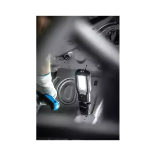 Hogert Technik 10 W, 5 W Workshop LED Lamp With USB Base, Anti Slip ABS Plastic Body and 2000 mAh Battery Capacity, HT1E408