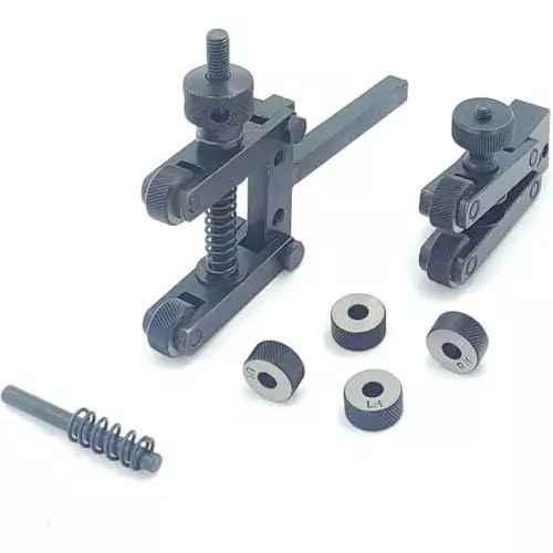MachEl Lathe Knurling Tool Combo with Spare Knurls (Pack of 2)