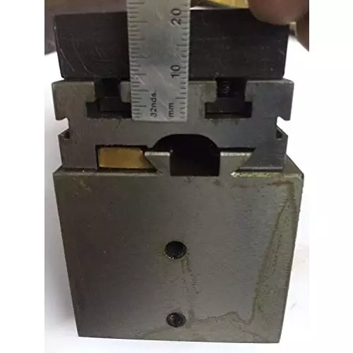 Assorts Mini Vertical Slide Cast Iron Body & Tool Alloy Steel 70 mm Jaw 50x55 mm Base for Bench Lathes