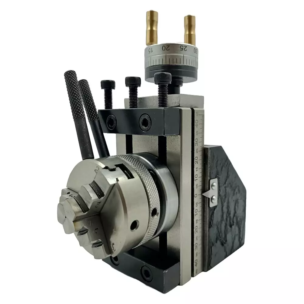 Assorts Mini Vertical Slide Tool Steel 50 mm 3 Jaw Self-Centering Chuck 90x50 mm for Metalworking Projects
