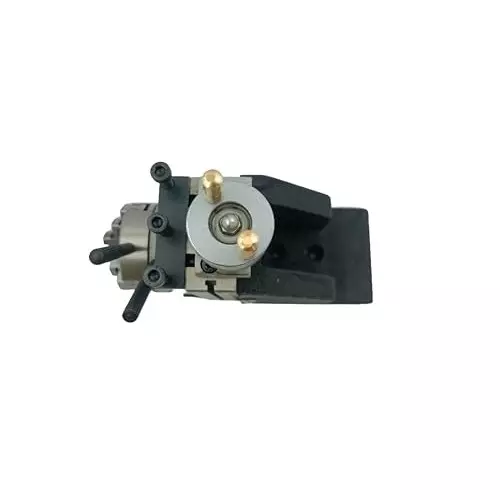 Assorts Mini Vertical Slide with Back Plate Self-Centering Chuck 50 mm Compact for Mini Lathe Applications