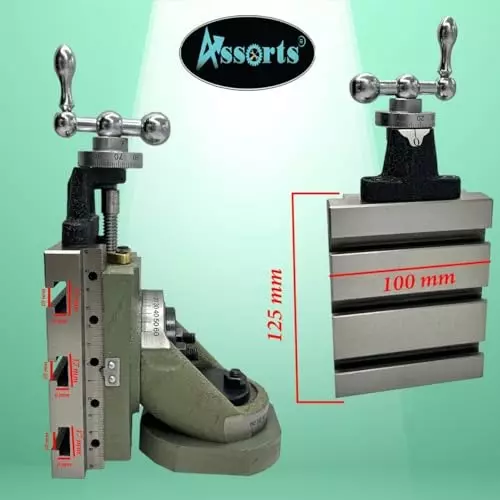 Assorts Swivel Vertical Slide 125x100 mm 3 Slots for Myford Super 7 Ml7