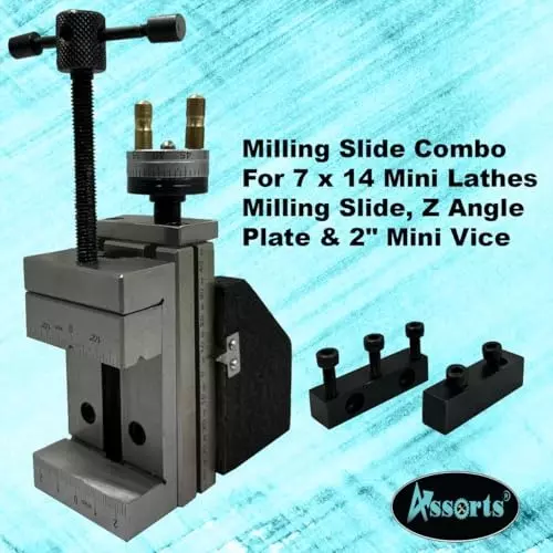 Assorts Milling Slide Combo Casting Angle Plate, Casting Milling Slide, Tool Steel Vice 90-115 mm Center Height