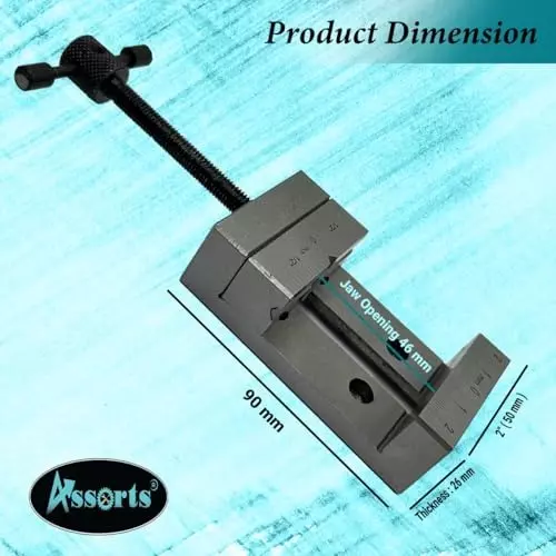 Assorts Milling Slide Combo Casting Angle Plate, Casting Milling Slide, Tool Steel Vice 90-115 mm Center Height