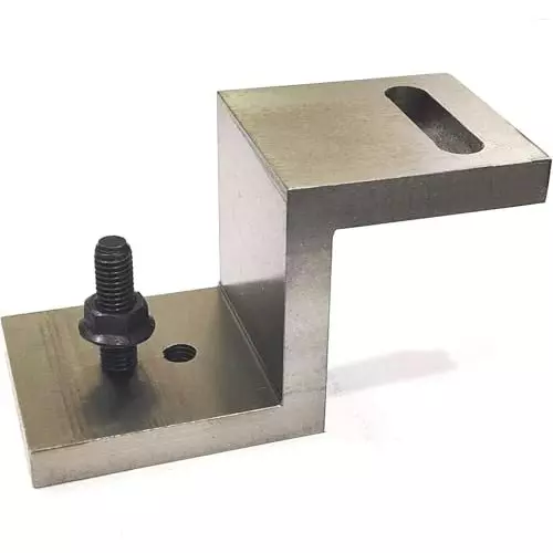 MachEl Mini Vertical Milling Slide with Z-Type Cast Iron Angle Plate Direct Fit for Mini Lathes
