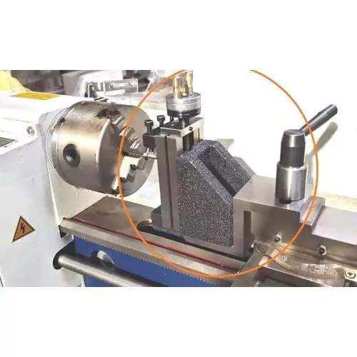 MachEl Mini Vertical Milling Slide with Z-Type Cast Iron Angle Plate Direct Fit for Mini Lathes
