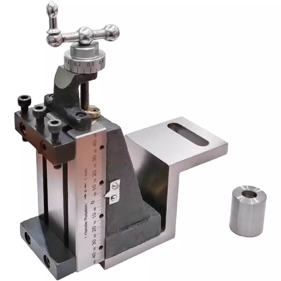 MachEl Mini Vertical Milling Slide with Z-Type Angle Plate & Clamp