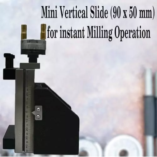 Assorts Mini Vertical Slide Cast Iron Body & Tool Alloy Steel 50x55 mm Base for Bench Lathes