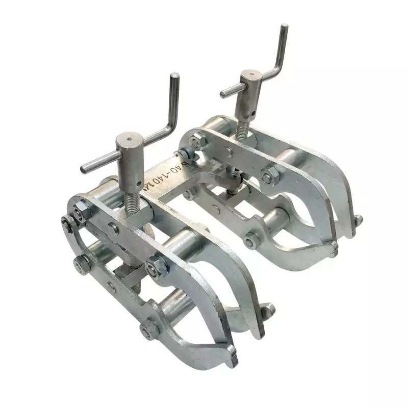 Inder Double Manual Clamp Metal Body Silver Color and Range 1.5-5.5 inch (40-140 mm) for Orbital, Normal Welding, 683B