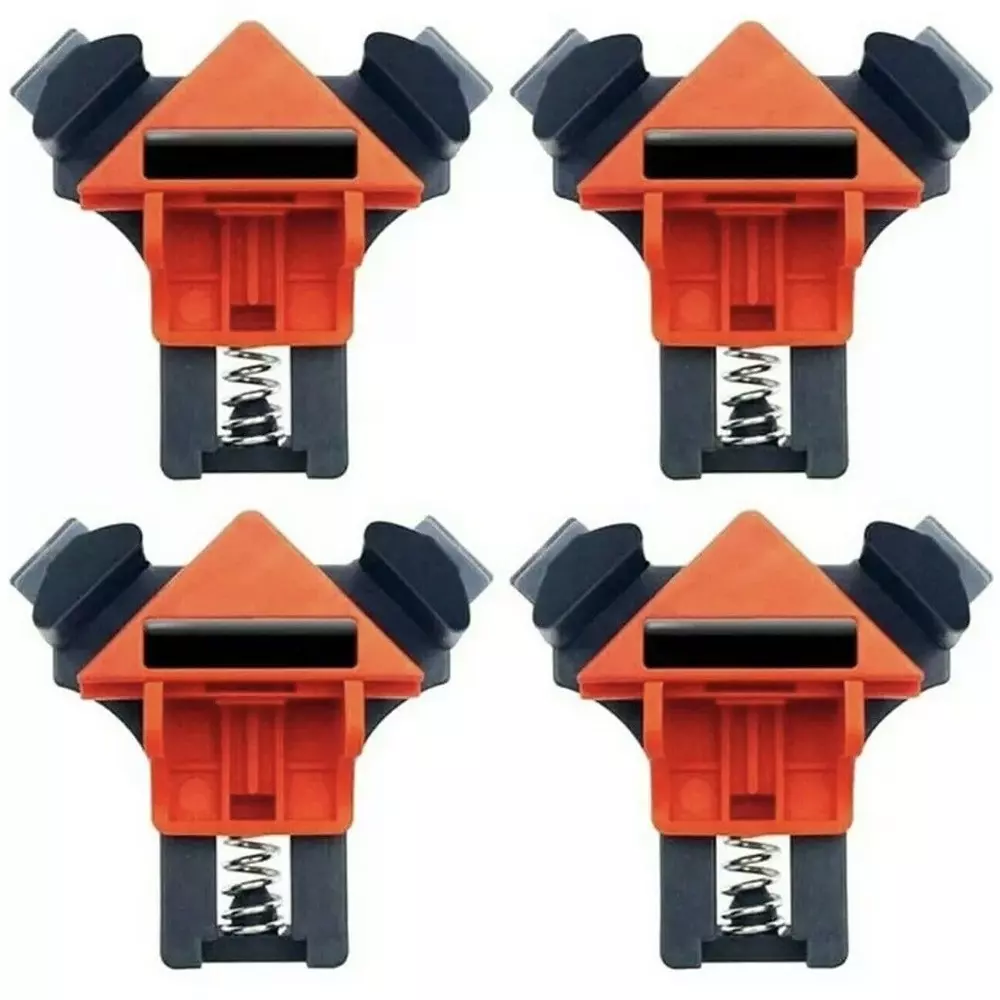 DY TOOLS Corner Clamp Woodworking Locator Clip Positioning Fixture Tool for 5–22 mm Boards (Set of 4)