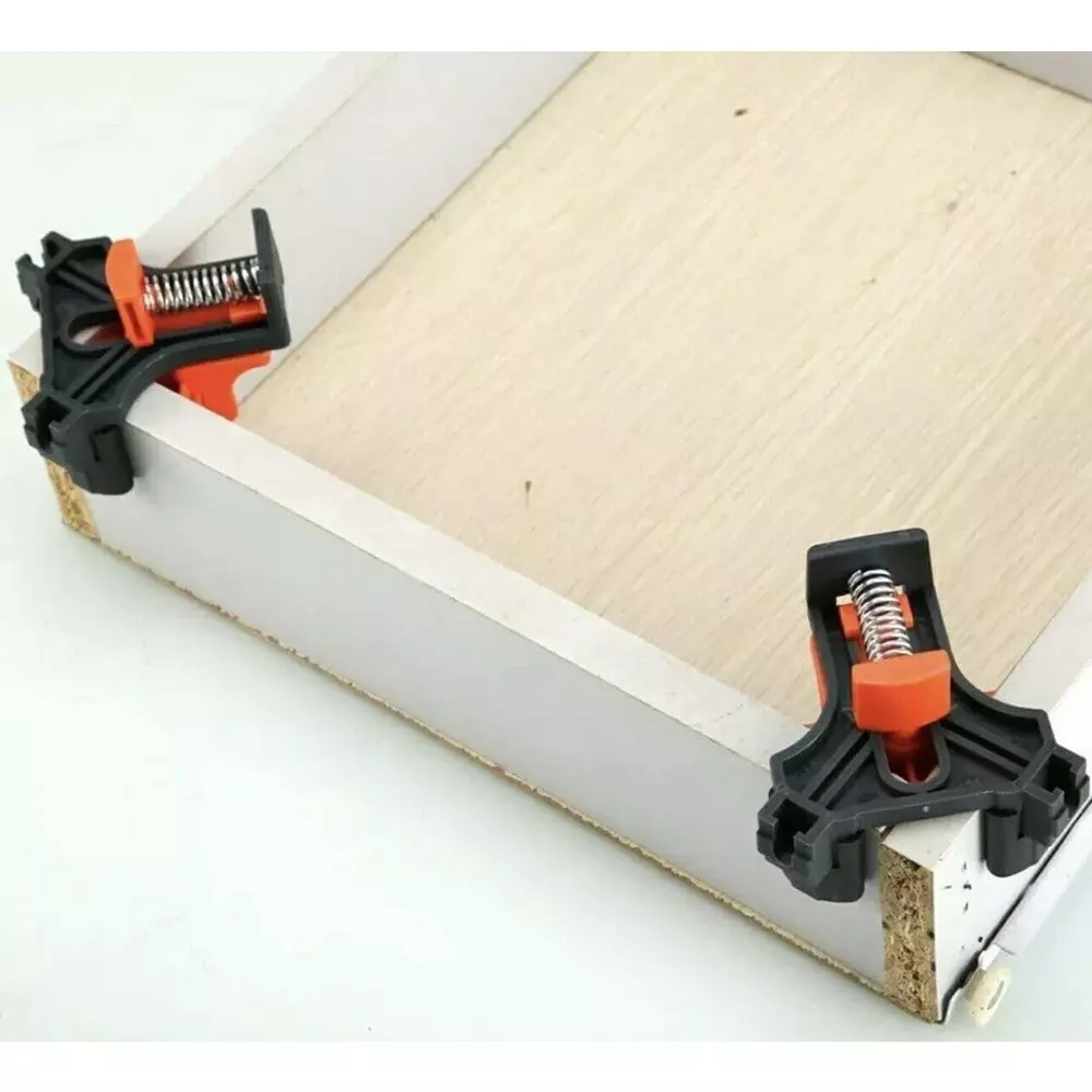 DY TOOLS Corner Clamp Woodworking Locator Clip Positioning Fixture Tool for 5–22 mm Boards (Set of 4)