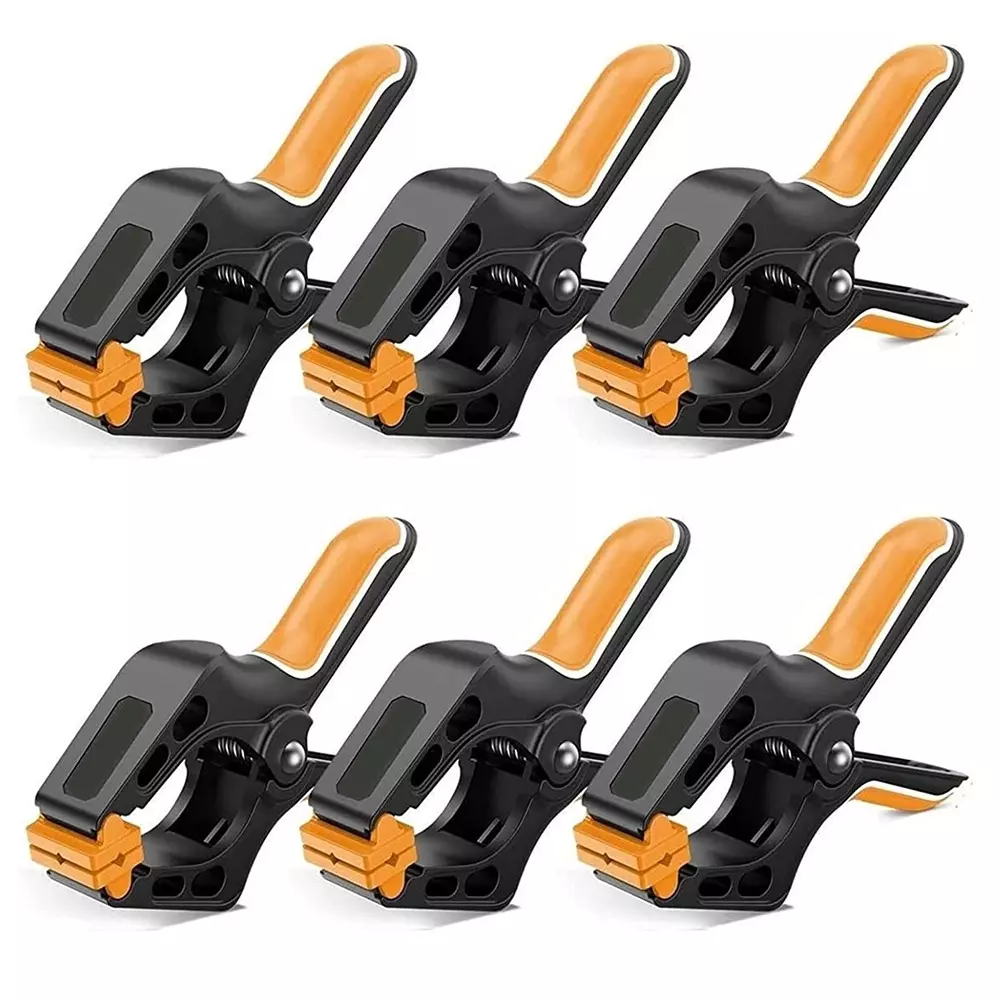 Kizer Wood Working Spring Clamp 6 Inch (150 mm), KZ-98 (Pack of 6)