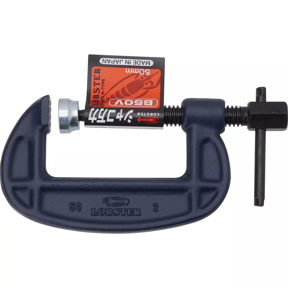 Lobster (Lobtex) B-Type C Clamp 52 mm Maximum Jaw Opening, B50V