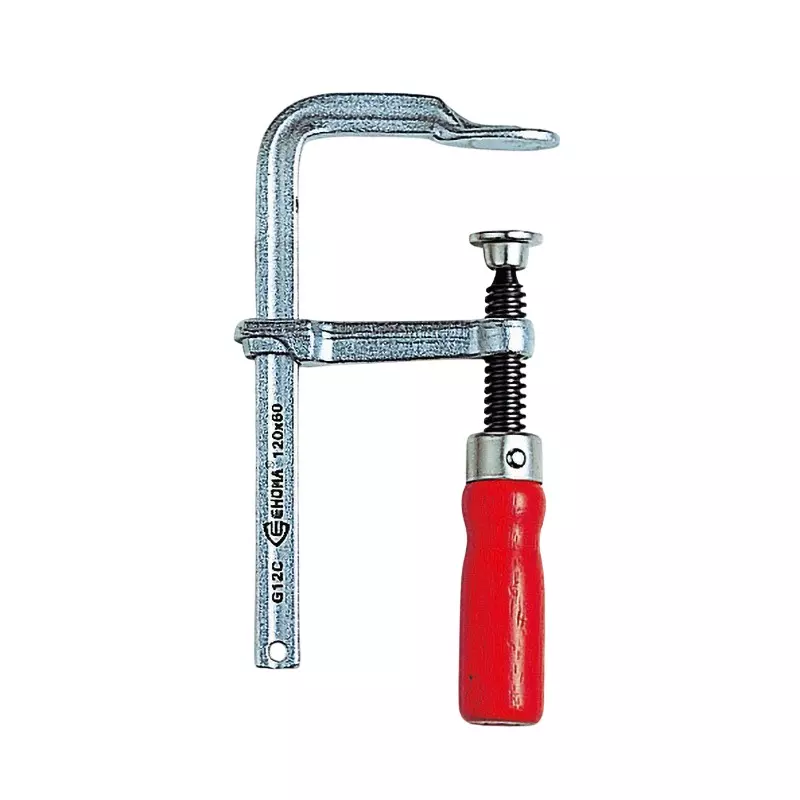 TRUSCO L-Shaped Clamp 120 mm Maximum Jaw Opening, G-12C