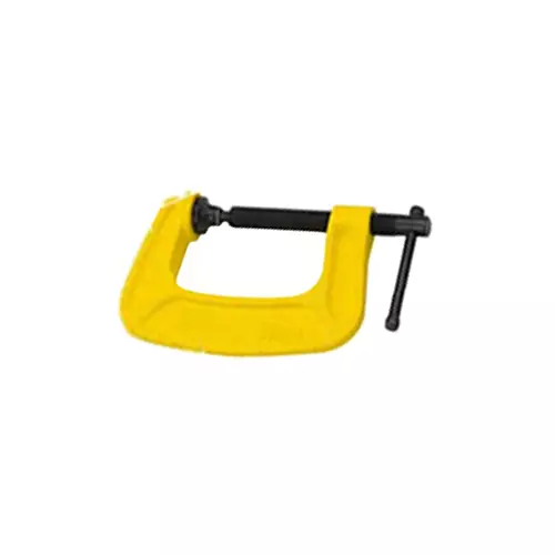 Herman Steel Yellow C-Clamp Heavy Duty S.G.I Body Stanley Type Jaw Opening 304.8 mm (12 Inch), H129-12