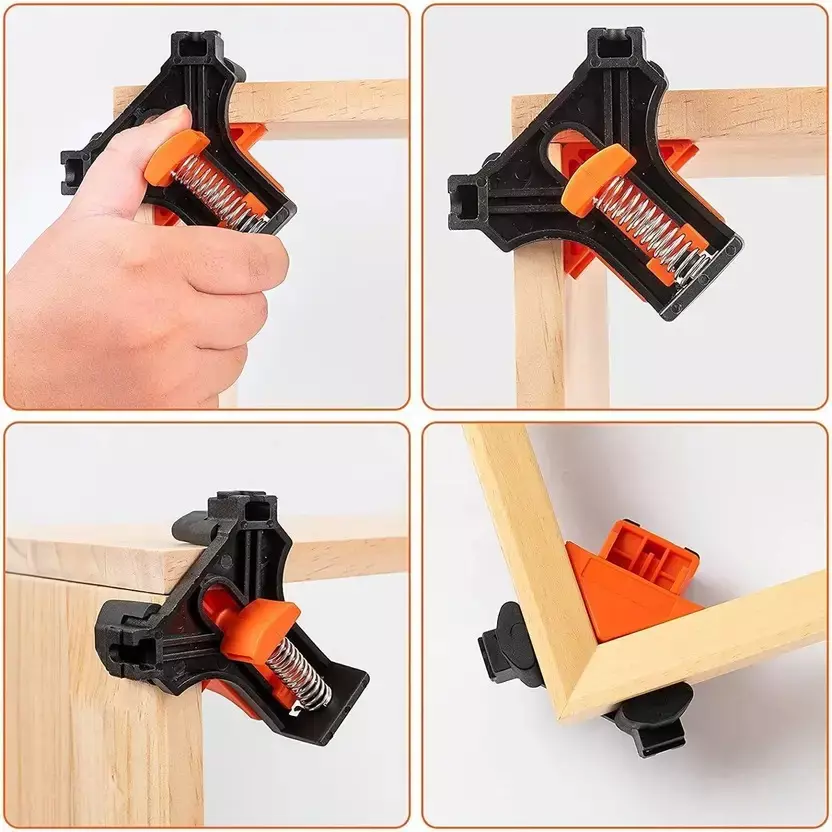 ARUDIP 15 cm C Clamp Aluminum Alloy Die-Casting (Pack of 4)