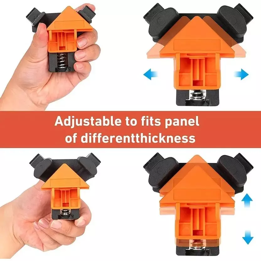 ARUDIP 15 cm C Clamp Aluminum Alloy Die-Casting (Pack of 4)