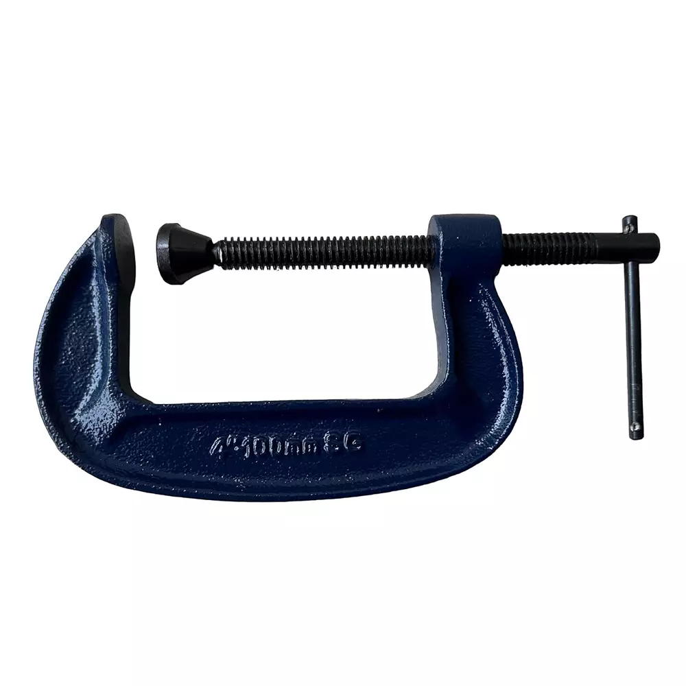 CLIMAX 100 mm (4 inch) Unbreakable C-Clamp Ductile Iron for Woodworking