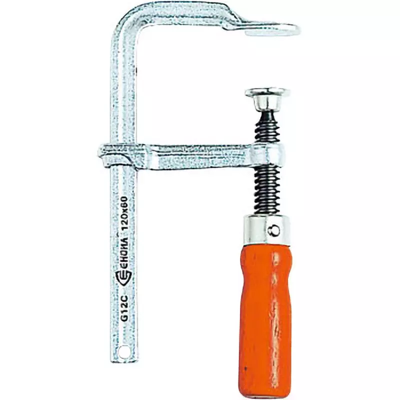 TRUSCO Johoma Clamp Wood Handle 400 mm Maximum Jaw Opening, SG-40C