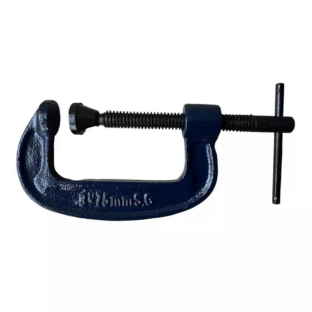 CLIMAX 75 mm (3 inch) Unbreakable C-Clamp Ductile Iron for Woodworking