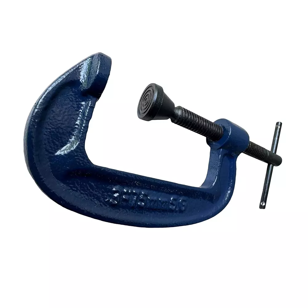 CLIMAX 75 mm (3 inch) Unbreakable C-Clamp Ductile Iron for Woodworking