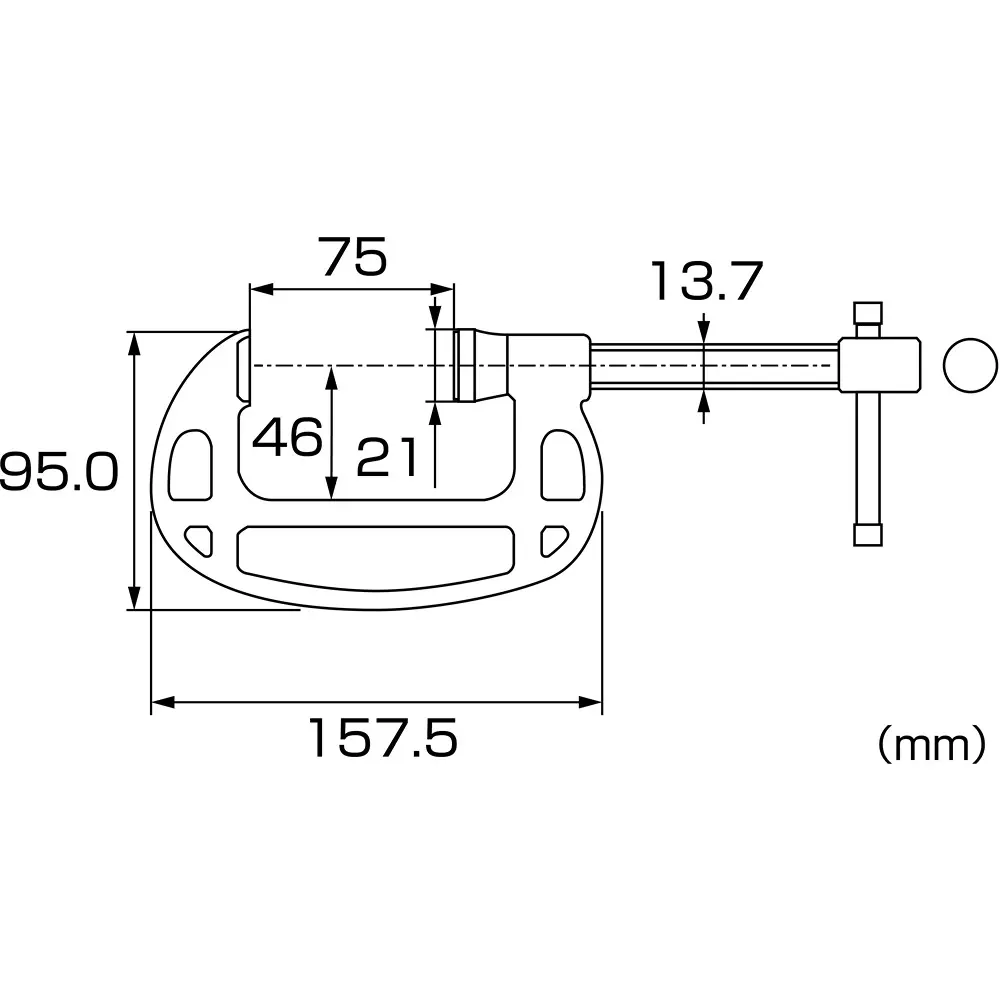 lobster-lobtex-stainless-c-clamp-75-mm-maximum-jaw-opening-b75s