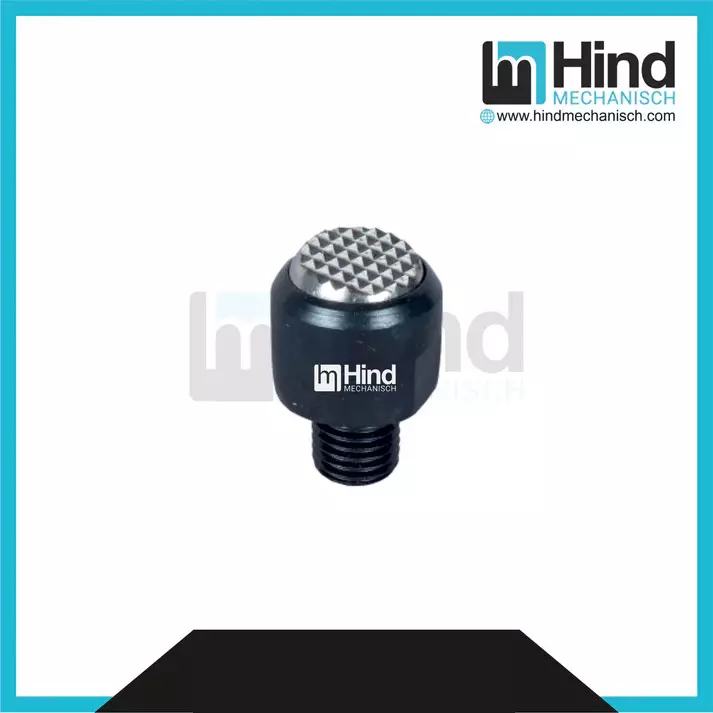 HINDMECHANISCH M16 Self Aligning Pad Male Thread F Type Steel, HM-SEPT16