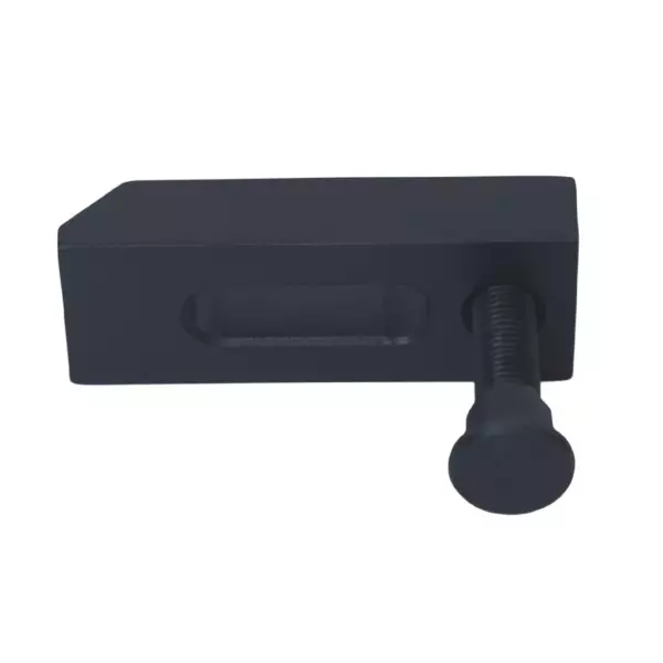 Clamp Smith Tapped End Clamp with Adjustable Support M30 Diameter 110 mm Length Hardened & Tempered Steel Black Finish, CSTEC-12