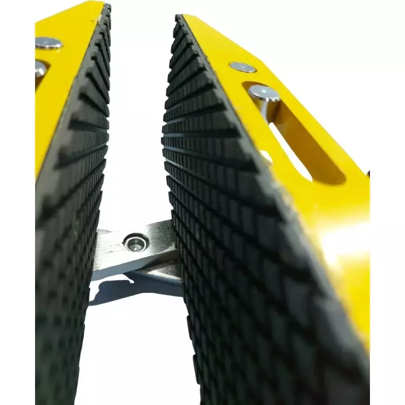 Facile Double Handed Stone Clamps 36 cm Length Rubber Hand Grip for Industrial Use, (Pack of 2 Pcs)