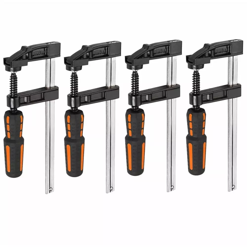 Kizer Heavy Duty F Clamp 80x300 mm Steel, KZ-354 (Pack of 4)