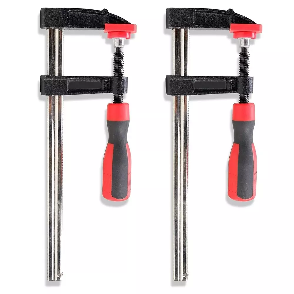 Kizer Heavy Duty F Clamp 80x150 mm Steel, KZ-276 (Pack of 2)